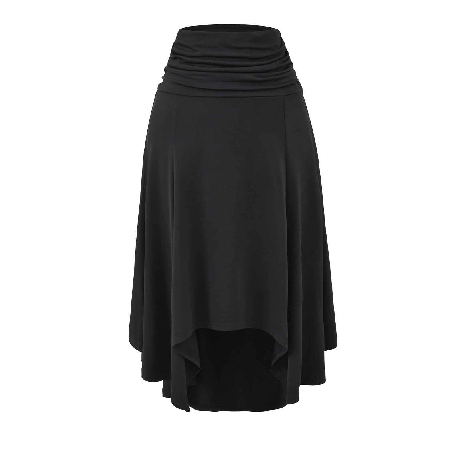 Women's Low-Waist Pleated Irregular Bodycon Skirt