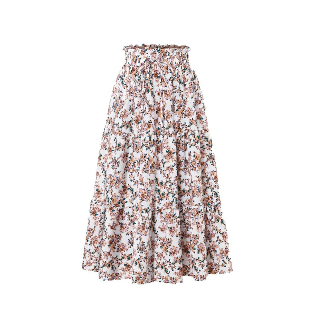 Women's Commuter Elegant Chic Floral Dress With A Full Skirt