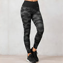 Women's Charcoal Camo High Rise Athletic Leggings