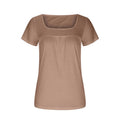 Brown t-shirt on a white background