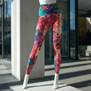 Women's Sunset Bloom High Rise Workout Leggings