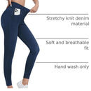 Women's High Waisted Tummy Control Jeggings