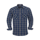 Men's Regular Fit Checkered Cotton Western Shirt