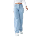 Mars Power Women's High Waist Wide Leg Baggy Jeans