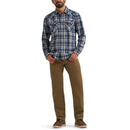 Men's Iconic Regular Fit Plaid Snap Shirt
