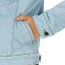 Women's Retro Sherpa Lined Denim Jacket