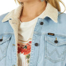 Women's Retro Sherpa Lined Denim Jacket
