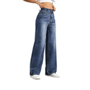 Mars Power Women's High Waist Wide Leg Baggy Jeans