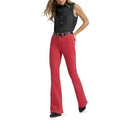 Women's High Rise Flared Leg Stretch Denim Jeans